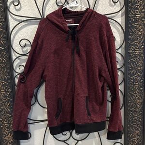 Express maroon hoodie size large men’s